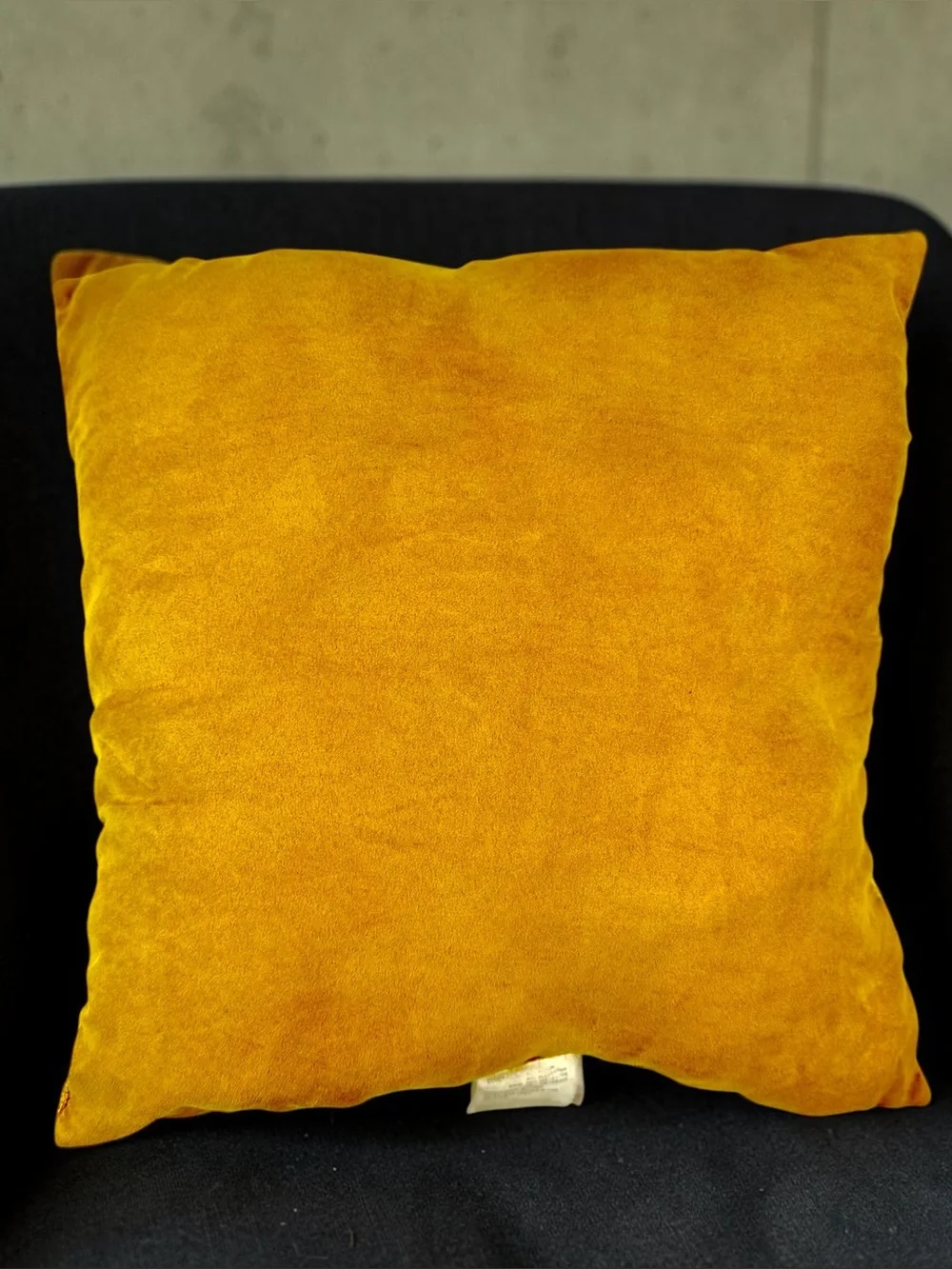 Pier 1 Imports Gold Chenille Velvet 18x18 Throw Pillows Set of 2 Mustard Yellow